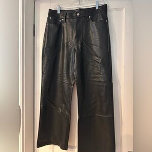 J. Crew Black Vegan Leather pants
